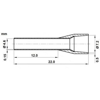 TULEJKA KABLOWA TUL-10/12/DIN-R*P100